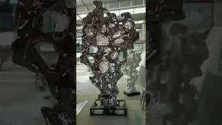 Metal abstract sculpture samples video | welding and fabrication sculpture |interior decor sculpture