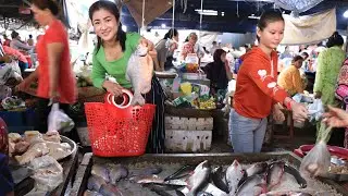 '' Chearn Choun '' Recipe / Fried Fish With Baked Bean Recipe / Market Show