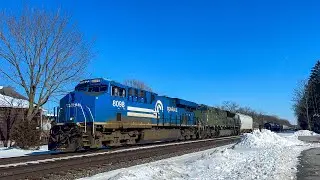 I DID IT! I CAUGHT ALL 20 NS HERITAGE UNITS! NS 8098 leads NS 17V through Chesterton with CP 7020!!!