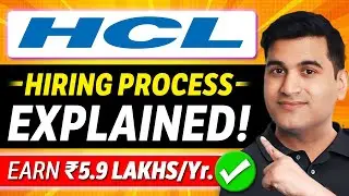 HCL Hiring Process For Freshers| How To Get A Job in HCL |ON Campus & Off Campus