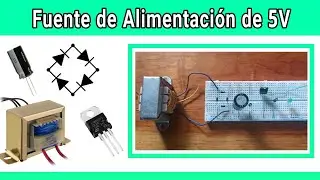 Como Hacer una Fuente de Voltaje de 5V / Paso a paso desde Cero