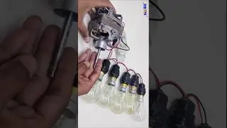free energy powerful generator 230v transformer light bulb at home #shorts #diy #experiment #mhdmax