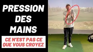 Pression des mains sur le grip. En finir avec les conseils d'un autre temps au golf.