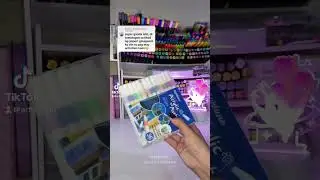 ౨ৎ⋆˚｡⋆ hightune acrylic markers! 💗 #artbymae_ #acrylic #hightunemarkers #stationery #reels #fyp