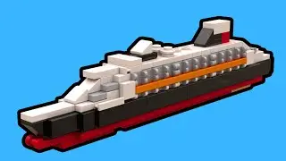 LEGO MS Poseidon Cruise Ship MOC