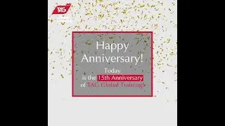 TAG Global Training 15th Anniversary