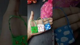 Small bags creation with mango leaf🌿🍃#Short#craft😍😱🔥