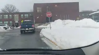 Stop 🛑 sign on eagle dr near E2ccb boces lakeshore center senior high school 🚸