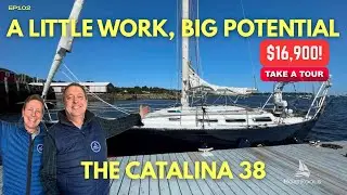 A Potential DEAL on a CLASSIC Racer-Cruiser! A 1982 Catalina 38 for $16,900. Full Tour!