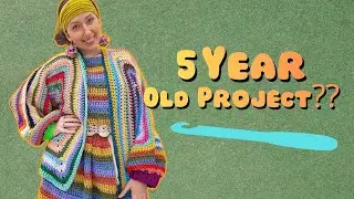 Finish an OLD Scrappy Project with Me | Using up Scrap Yarn