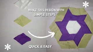 Quilt block sewing tutorial | handmade sindhi ralli | rilli | patchwork