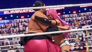 WWE 2k22: Liv Morgan (barefoot) vs Yokozuna 1, intergender wrestling