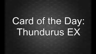 Card of the Day - Thundurus EX - #1