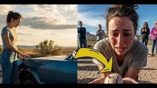 When Women Hear Strange Sound In Engine Of Her Car, She Open The Hood What She Saw No One Expected