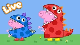 🔴 LIVE 24/7: Peppa Pig Playtime Fun! 👗🌈 | Peppa Pig's Pretend Play | FULL EPISODES