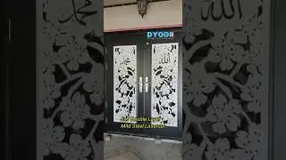 Custom Made A Double Layer Mild Steel Lasercut JEB security door