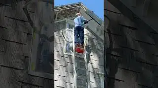 Exterior Trim With Our Airless Paint Sprayer #DIY #exteriorpainting