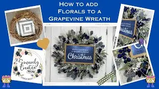 XL Blue Christmas Wreath