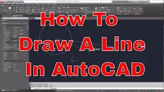 How to draw a line in Autocad