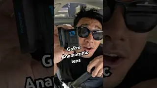 First look at the GoPro Anamorphic lens mod! Full video on the channel!