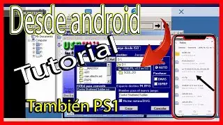 USBUTIL DESDE ANDROID - TUTORIAL | Tambi&eacute;n Bin a VCD(ps1)