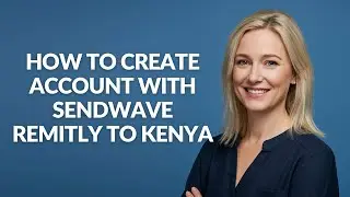 How to Create Account with Sendwave Remitly To Kenya - Julia'sTutorials