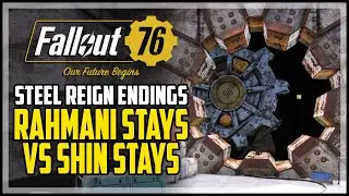 Fallout 76 Steel Reign DLC Both Endings (Paladin Rahmani Stays VS Knight Shin Stays)