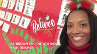 Kellman School Team 305 12 Days of Math Class - Ms. Brown's class