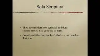 Holy Tradition and the Bible