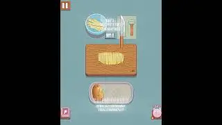 Cooking in Cookingdom, And today is day 3 so it&rsquo;s fried potatoes(french fries)!! #shorts #cookingdom
