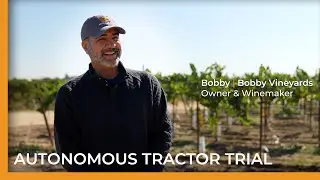 Autonomous Tractor Operates at Vineyard | Monarch Tractor Trial