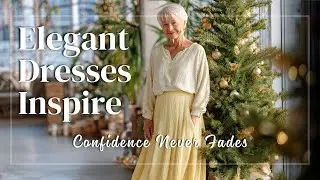 Elegant Holiday Dresses for Seniors 🌷 Timeless Silhouettes with Luxurious Brilliance