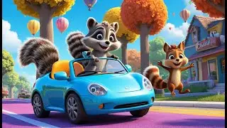 Ding Ding! Let&rsquo;s Take a Bumpy Ride | Fun Vehicle Song for Kids | Bouncy Toddler Rhyme Adventure