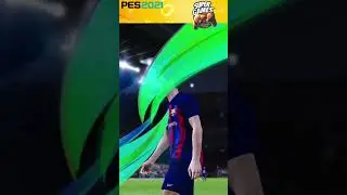 Lewandowski barcelona goal in manchester united PES 2021 #shorts  #lewandowski #barcelona #sider