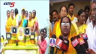 Pamarru TDP Candidate Uppuleti Kalpana Extensive Election Campaign | TV5 News