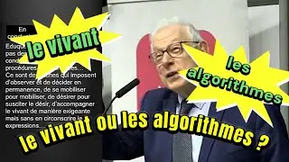 Éduquer : le vivant ou les algorithmes ? | Philippe Meirieu