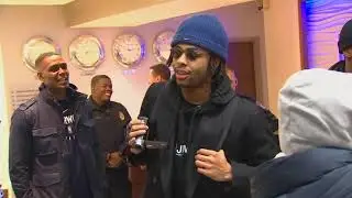 D'Angelo Russell arrives in Minnesota following Timberwolves trade