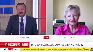 Jill Rutter on Sky News: Reaction as Boris Johnson steps down as an MP