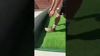 Artificial grass installation #grass #new #newgarden #diy #best #home #beautiful #like #work
