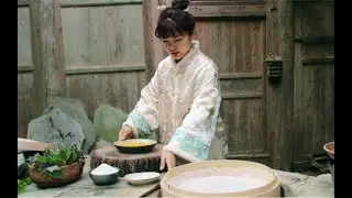 古风美食之南瓜糯米包