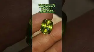 Batu permata mewah Green sphene #greensphene #sphene #gemstone #batupermata #jewelry #cincin