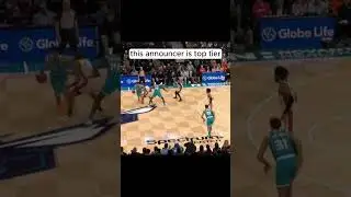 Charlotte Hornets Announcer Best Moments PT.1 #nba #announcer #funny #fyp #shorts #edit