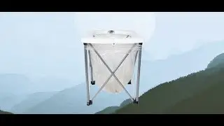 Kamp tuvaleti ve mini masa 2 in 1