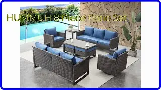 REVIEW (2025): HUMMUH 8 Piece Patio Set. First Look.