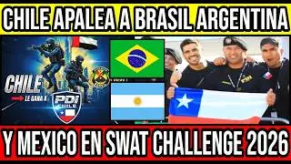 Chile SUPERA a Argentina y Brasil en UAE SWAT Challenge 2026 🇨🇱🇧🇷🇦🇷 #Chile #Valparaiso #Temuco