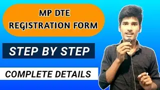 HOW TO FILL MP DTE REGISTRATION FORM | STEP BY STEP