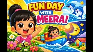 Meera&rsquo;s Magic Day Adventure 🌈 | Fun Kids Rhyme Song for Children