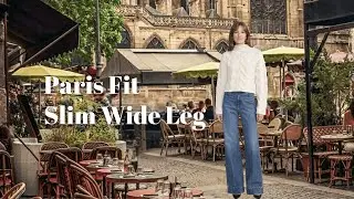 Paris Slim Wide Leg Denim In Real Life