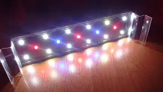 DIY LED aquarium lighting -  Belka power led mojej konstrukcji / epoka akwariowa