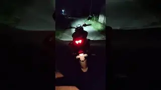 2023 Hero Xtreme 160r 4v headlight test & pure exhaust note #heroxtreme #heroxpulse #nightride